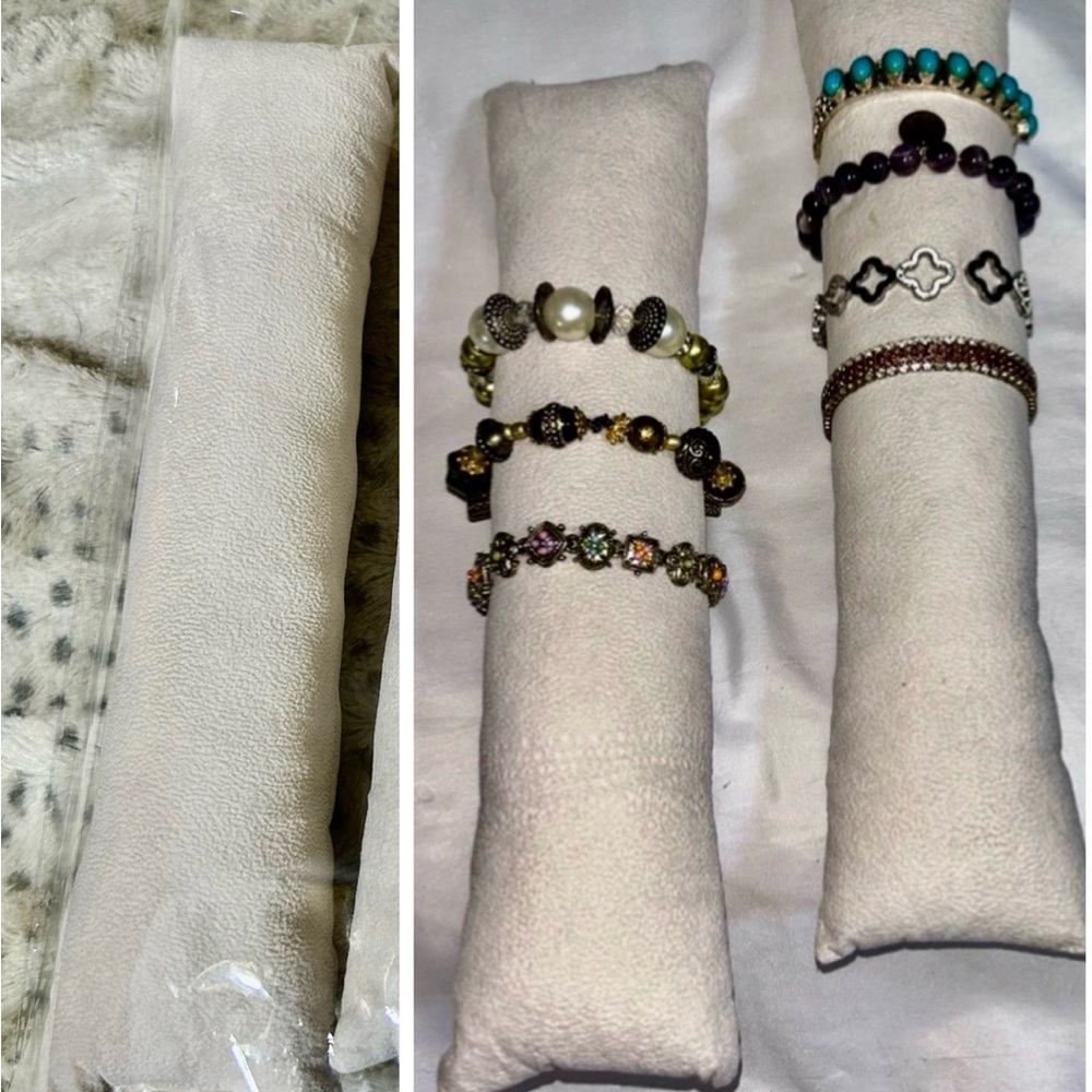 Bracelet / Watch Pillows Storage (Set of 3) JEWELRY NOT INCLUDED  GUC